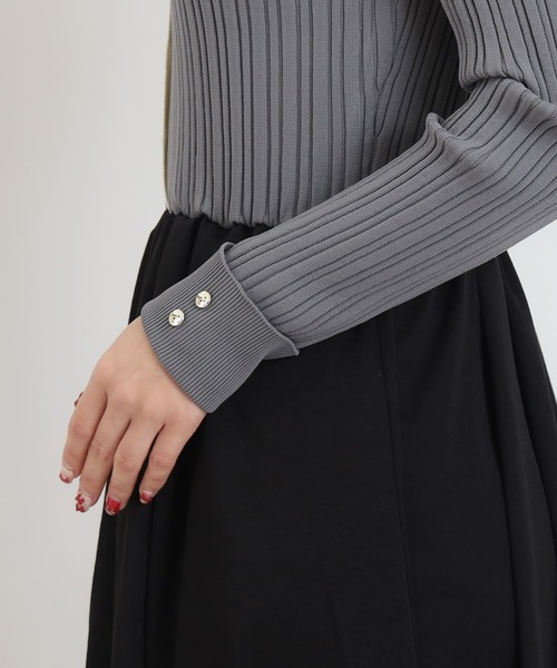 TRUDEA（トルディア）の「スポンディッシュスキッパーワンピース（ワンピース・レディース・ライトグレー/ネイビー/アイボリー・MEDIUM）」の17枚目の写真