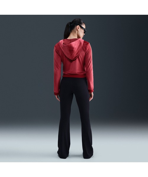 NIKE(ナイキ)の「NIKE/ナイキ W NSW TRND VLR FZ LS TOP(パーカー・レディース・レッド/ベージュ・S/M/L/XL)」の3枚目の写真
