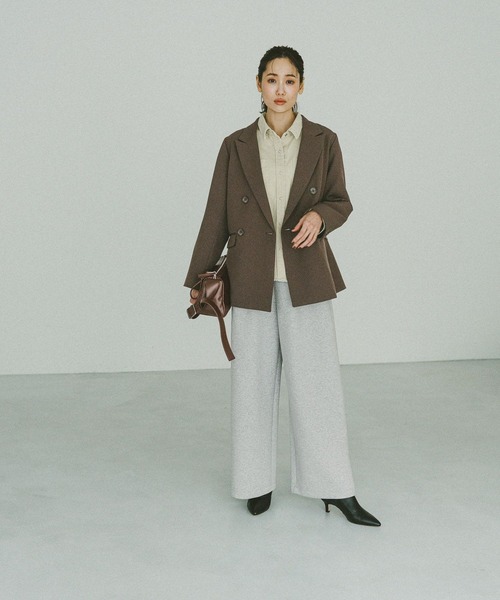 GLOBAL WORK(グローバルワーク)の「スペ軽ロングスクエアショルダーバッグ/634311(ショルダーバッグ・レディース・ライトイエロー/シルバー/ダークブラウン/ブラック・FREE)」の6枚目の写真