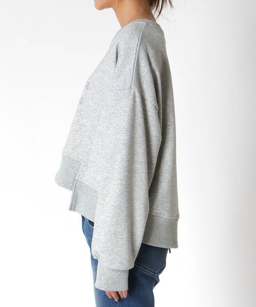 Three Four Time（ｽﾘｰﾌｫｰﾀｲﾑ）の「金属エンボスバックファスナープルオーバー（Tシャツ/カットソー・レディース・オフホワイト/グレー・FREE）」の21枚目の写真