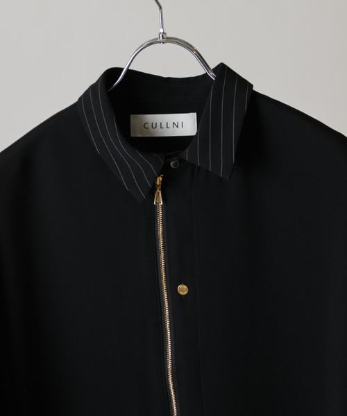 CULLNI（クルニ）の「【CULLNI exclusive for Lui's】クレリック半袖ZIPシャツジャケット（シャツ/ブラウス・メンズ・ライトベージュ/ブラック/オフホワイト・2/1）」の22枚目の写真