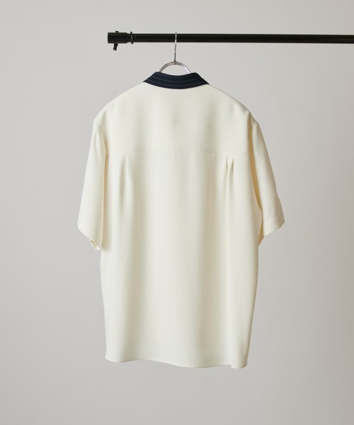 CULLNI（クルニ）の「【CULLNI exclusive for Lui's】クレリック半袖ZIPシャツジャケット（シャツ/ブラウス・メンズ・ライトベージュ/ブラック/オフホワイト・2/1）」の18枚目の写真