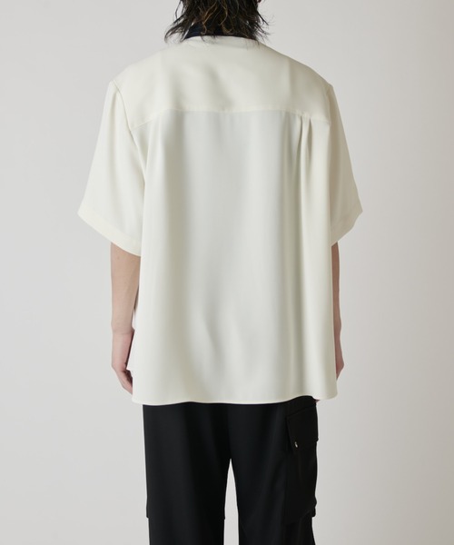 CULLNI exclusive for Lui's】クレリック半袖ZIPシャツジャケット