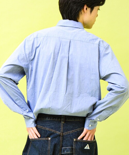 GEVACO（ゲバコ）の「【GEVACO/ゲバコ】シャンブレーシャツ（シャツ/ブラウス・メンズ・ライトブルー/ブラック・M/L）」の15枚目の写真