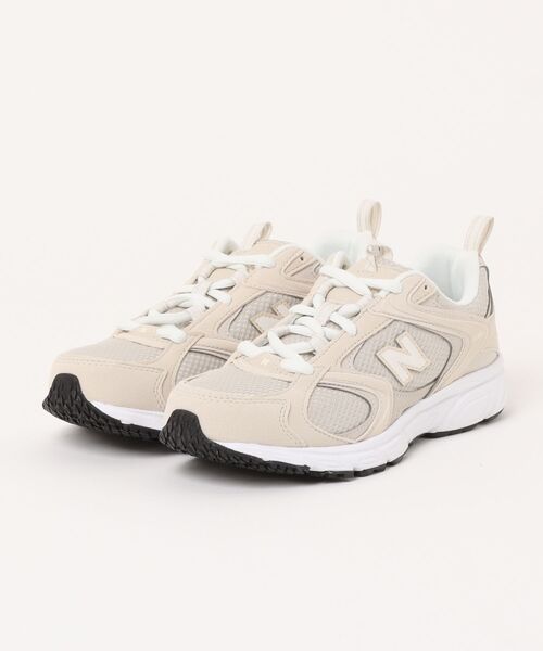 NEW BALANCE（ニューバランス）の「《New Balance》U408（スニーカー・レディース・ライトグレー/ブラック・22.0cm/22.5cm/23.0cm/23.5cm/24.0cm/24.5cm/25.0cm）」の2枚目の写真