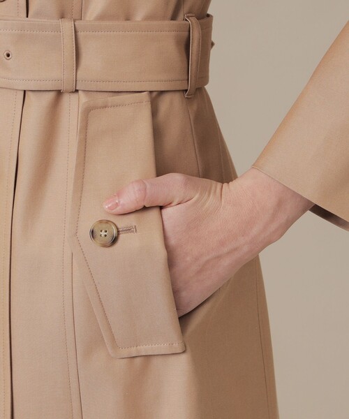 MACKINTOSH LONDON(マッキントッシュ ロンドン)の「【GABARDIN 19】【LOGIE/ロージー】トレンチコート(トレンチコート・レディース・ダークネイビー/ベージュ系その他5・40/38/36)」の5枚目の写真