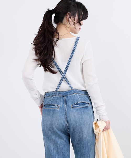 新品未使用！RED CARD TOKYO デニム オーバーオール サロペット M RED CARD TOKYO】Harvest Overall-デニムオーバーオール（サロペット