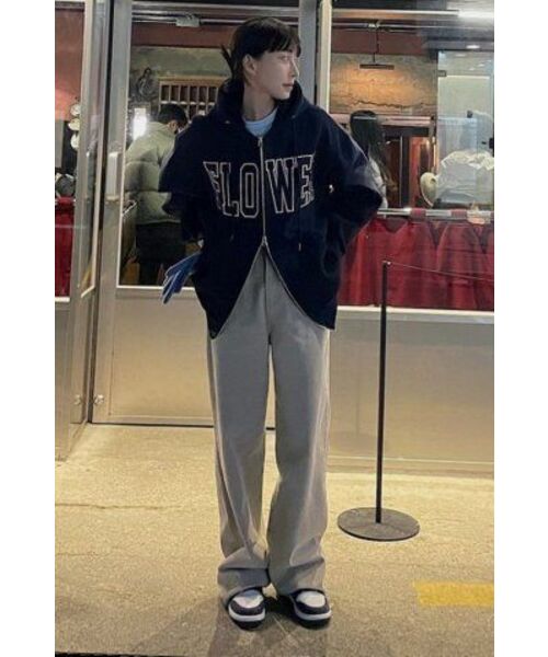 HAVISM(ヘビズム)の「FLOWER ZIP UP HOOD(NAVY)(パーカー・レディース・その他・ONE SIZE)」の7枚目の写真