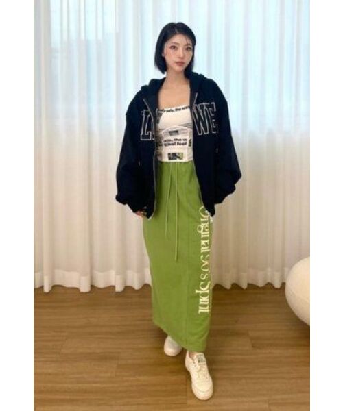 HAVISM(ヘビズム)の「FLOWER ZIP UP HOOD(NAVY)(パーカー・レディース・その他・ONE SIZE)」の10枚目の写真