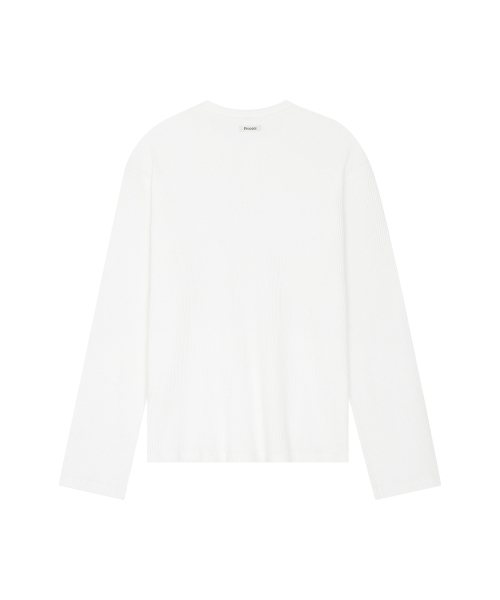 PROCESS(プロセス)の「Henly Long Sleeve - White(Tシャツ/カットソー・メンズ・その他・1/2)」の3枚目の写真