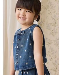 JAMIE KAY（ジェイミーケイ）の「フラワーデニムトップス Josie Floral Denim（ベスト）」