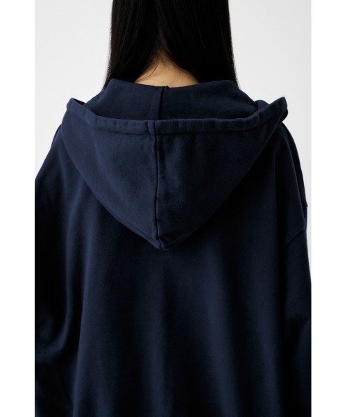 MOUSSY(マウジー)の「【新色:キナリ】COLLEGIATE ZIP フ―ディ(スウェット・レディース・杢グレー/ネイビー/キナリ・FREE)」の13枚目の写真