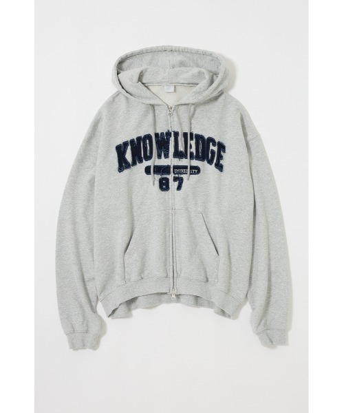 セール】【新色：キナリ】COLLEGIATE ZIP フ―ディ（スウェット