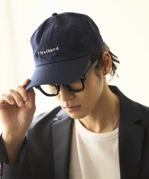 Firsthand(ファーストハンド)の「Firsthand/ファーストハンド FH LOGO CAP / ロゴキャップ / ユニセックス(キャップ・メンズ・ブラック/ワインレッド/グリーン/ネイビー/ベージュ・FREE)」の4枚目の写真
