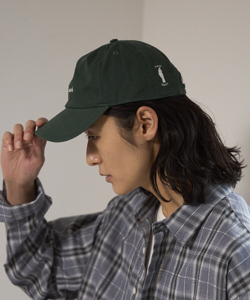 Firsthand(ファーストハンド)の「Firsthand/ファーストハンド FH LOGO CAP / ロゴキャップ / ユニセックス(キャップ・メンズ・ブラック/ワインレッド/グリーン/ネイビー/ベージュ・FREE)」の22枚目の写真