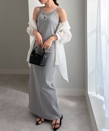 solleim（ソルレム）の「RANAN/solleim別注【U.S. POLO ASSN.】カップ付アメスリリブワンピース（ワンピース）」