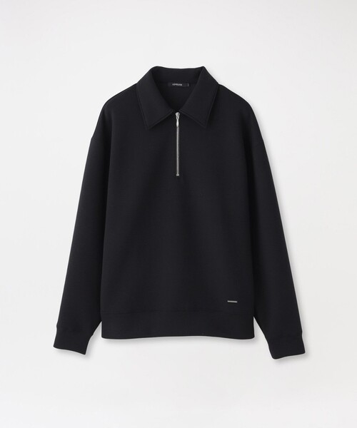 LOVELESS(ラブレス)の「ダンボールハーフジッププルオーバー(Tシャツ/カットソー・メンズ・オフホワイト/ライトグレー/ブラック・L/M)」の2枚目の写真