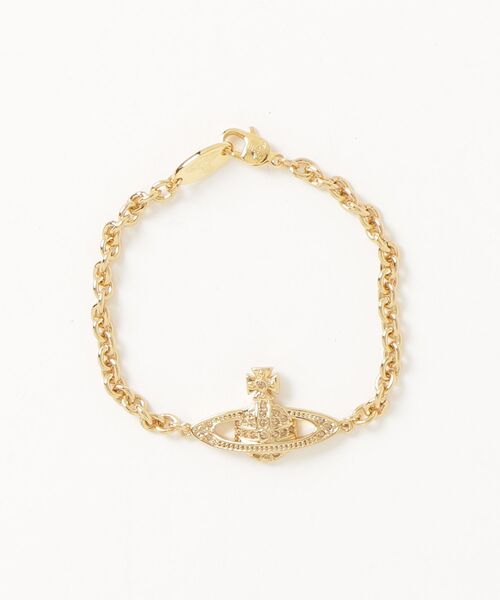 Vivienne Westwood MAN(ヴィヴィアンウエストウッドマン)の「MAN. MINI BAS RELIEF CHAIN BRACELET(その他・メンズ・シルバー/ブラック/ゴールド・S/M)」の3枚目の写真