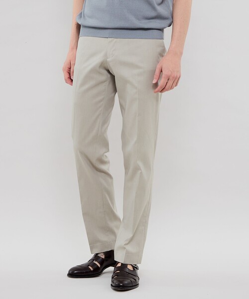 MACKINTOSH LONDON（マッキントッシュ ロンドン）の「【ML STANDARD TROUSERS】STYLE002 TAPERED FIT コットンストレッチツイルパンツ（その他パンツ・メンズ・ダークネイビー/グレー/ベージュ系その他・86/82/78/94/90）」の2枚目の写真