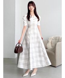 TODAYFUL/トゥデイフル】Doubleface Wool Keyneck Dress/ダブルタック