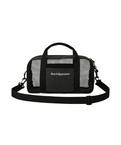 Rest&Recreation(レストアンドレクリエーション)の「MESH MINI DUFFLE BAG - BLACK(ボストンバッグ・レディース・その他・ONE)」の3枚目の写真