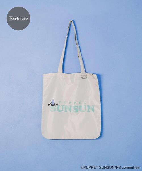 SENSE OF PLACE by URBAN RESEARCH（センスオブプレイスバイアーバンリサーチ）の「『別注』SUNSUN×SENSE OF PLACE　トートバッグ（トートバッグ・レディース・ブルー/グレー/ピンク・ONE）」の2枚目の写真