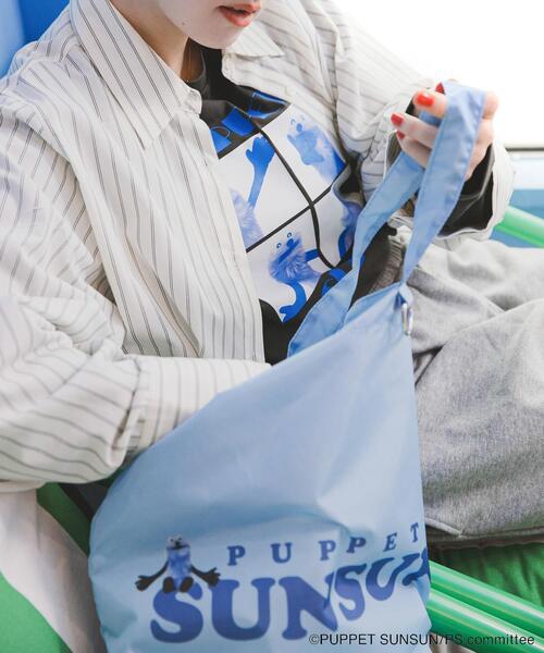 SENSE OF PLACE by URBAN RESEARCH（センスオブプレイスバイアーバンリサーチ）の「『別注』SUNSUN×SENSE OF PLACE　トートバッグ（トートバッグ・レディース・ブルー/グレー/ピンク・ONE）」の7枚目の写真