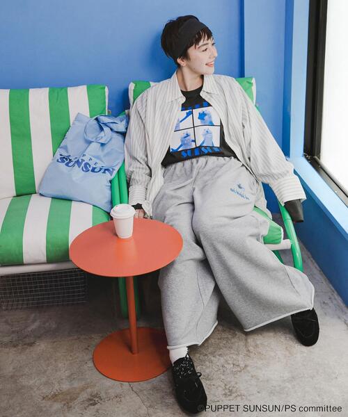 SENSE OF PLACE by URBAN RESEARCH（センスオブプレイスバイアーバンリサーチ）の「『別注』SUNSUN×SENSE OF PLACE　トートバッグ（トートバッグ・レディース・ブルー/グレー/ピンク・ONE）」の9枚目の写真