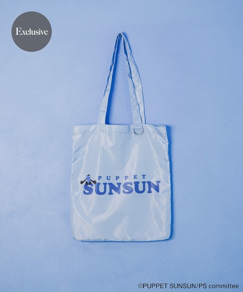 SENSE OF PLACE by URBAN RESEARCH（センスオブプレイスバイアーバンリサーチ）の「『別注』SUNSUN×SENSE OF PLACE　トートバッグ（トートバッグ・レディース・ブルー/グレー/ピンク・ONE）」の2枚目の写真