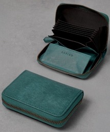 LASIEM（ラシエム）の「財布 ミニ財布 二つ折り メンズ 折りたたみ ミニウォレット カードケース 本革 レザー じゃばら スキミング防止（財布）」