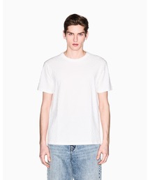 ARMANI EXCHANGE（アルマーニエクスチェンジ）の「【A|X アルマーニ エクスチェンジ】ダイアゴナル オールオーバージャカードロゴ 半袖クルーネックTシャツ SLIM（Tシャツ/カットソー）」