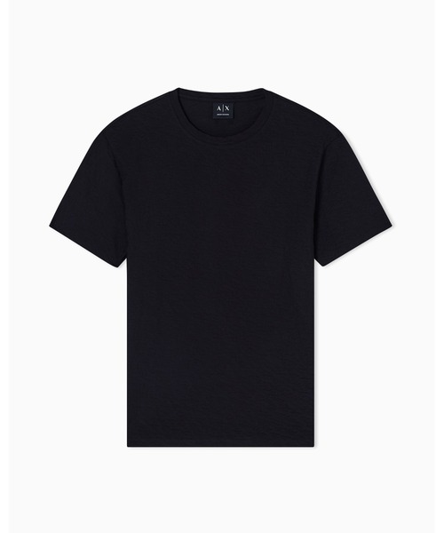 ARMANI EXCHANGE(アルマーニエクスチェンジ)の「【A|X アルマーニ エクスチェンジ】ダイアゴナル オールオーバージャカードロゴ 半袖クルーネックTシャツ/SLIM(Tシャツ/カットソー・メンズ・オフホワイト/ブラック・XX-LARGE/MEDIUM/LARGE/X-SMALL/X-LARGE/SMALL)」の8枚目の写真