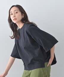 Liyoca（リヨカ）の「【Liyoca】裏毛ハーフスリーブプルオーバー（Tシャツ/カットソー）」