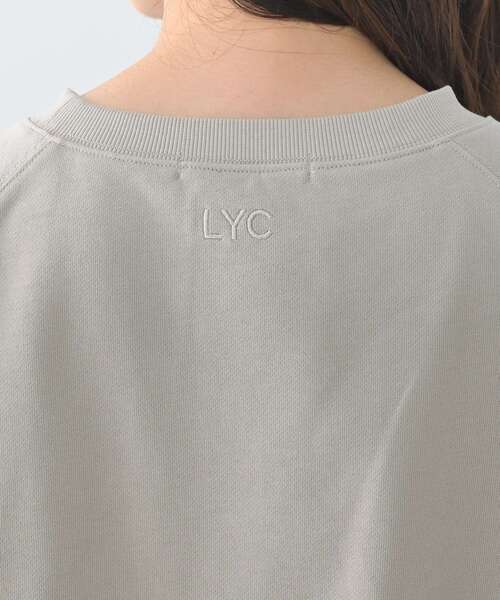 Liyoca（リヨカ）の「【Liyoca】裏毛ハーフスリーブプルオーバー（Tシャツ/カットソー・レディース・ダークブラウン/ナチュラル/ネイビー・02）」の5枚目の写真