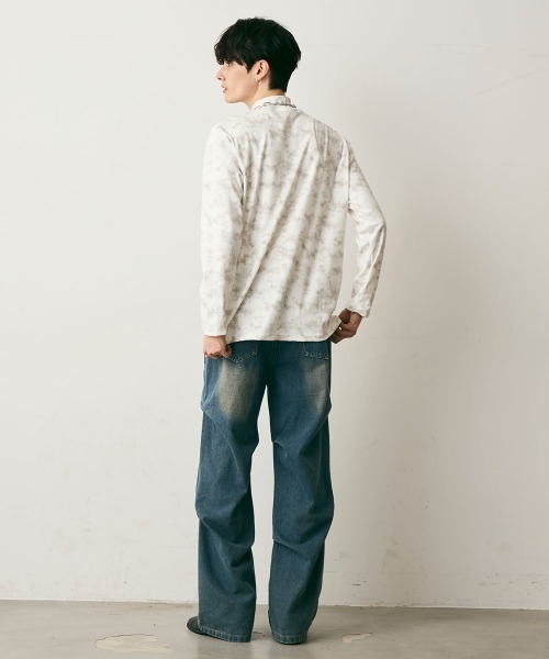 Shoowtime（ショウタイム）の「Side Tuck Vintage Denim Pants / サイドタックビンテージデニムパンツ（デニムパンツ・メンズ・ブラック/ブルー・X-LARGE/LARGE/MEDIUM）」の10枚目の写真