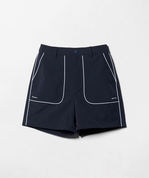 TaylorMade（テーラーメイド）の「【別注】＜TaylorMade×UNITED ARROWS＞ウィメンズ ロゴ ショートパンツ ストレッチ 撥水（その他パンツ・レディース・ダークグリーン/ネイビー・L/S/M）」の2枚目の写真