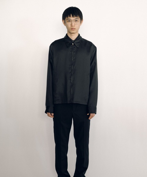 KEISUKEYOSHIDA(ケイスケヨシダ)の「Zip-up Blouson(ブルゾン・レディース・ブラック/ネイビー・FREE)」の9枚目の写真
