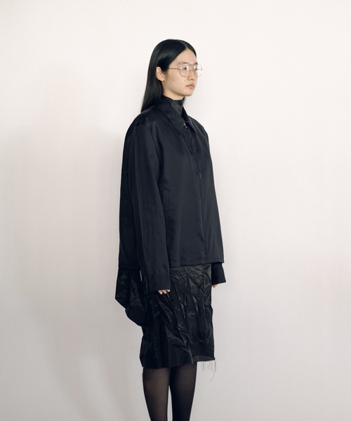 KEISUKEYOSHIDA(ケイスケヨシダ)の「Zip-up Blouson(ブルゾン・レディース・ブラック/ネイビー・FREE)」の15枚目の写真