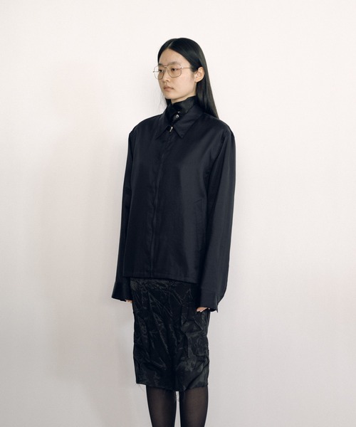 KEISUKEYOSHIDA(ケイスケヨシダ)の「Zip-up Blouson(ブルゾン・レディース・ブラック/ネイビー・FREE)」の16枚目の写真
