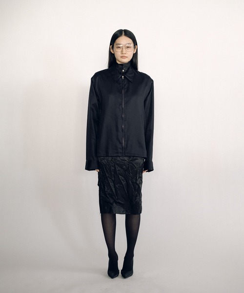 KEISUKEYOSHIDA(ケイスケヨシダ)の「Zip-up Blouson(ブルゾン・レディース・ブラック/ネイビー・FREE)」の19枚目の写真