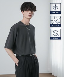 CIYOT（シヨウト）の「【CIYOT】USAコットン レギュラーフィット クルーネック 半袖Tシャツ＜接触冷感・UVカット＞（Tシャツ/カットソー）」