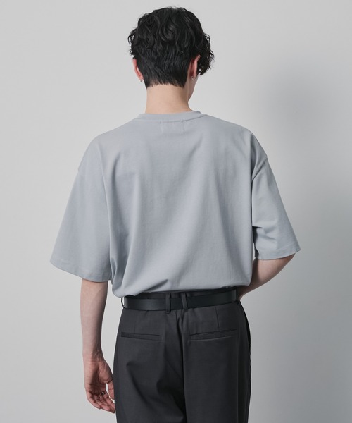CIYOT(シヨウト)の「【CIYOT】USAコットン レギュラーフィット クルーネック 半袖Tシャツ<接触冷感・UVカット>(Tシャツ/カットソー・メンズ・グリーン系/ライトグレー系/ホワイト系/チャコールグレー/レッド系/ブラック/モカ・S/L/M)」の16枚目の写真