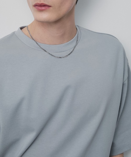 CIYOT(シヨウト)の「【CIYOT】USAコットン レギュラーフィット クルーネック 半袖Tシャツ<接触冷感・UVカット>(Tシャツ/カットソー・メンズ・グリーン系/ライトグレー系/ホワイト系/チャコールグレー/レッド系/ブラック/モカ・S/L/M)」の17枚目の写真