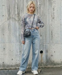 シアーグラデーションショートトップス