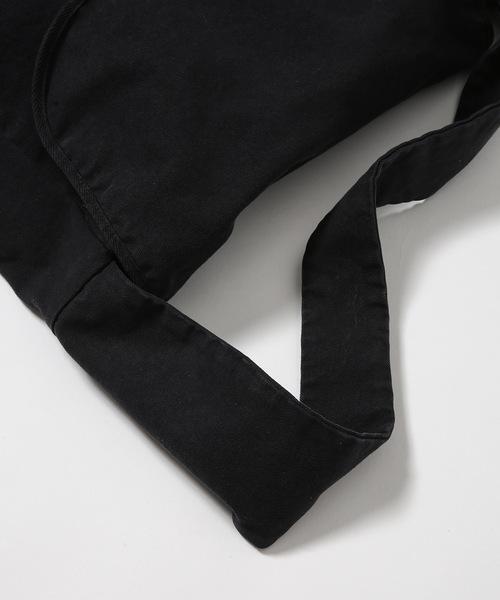 20/80(テゥエンティーエイティー)の「【20/80】トゥエンティーエイティー/ PRODUCT DYED #8 CANVAS MESSENGER BAG(メッセンジャーバッグ・メンズ・ブラック/アイボリー・F)」の4枚目の写真