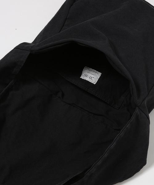 20/80(テゥエンティーエイティー)の「【20/80】トゥエンティーエイティー/ PRODUCT DYED #8 CANVAS MESSENGER BAG(メッセンジャーバッグ・メンズ・ブラック/アイボリー・F)」の6枚目の写真