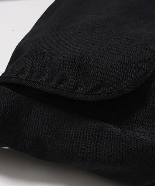 20/80(テゥエンティーエイティー)の「【20/80】トゥエンティーエイティー/ PRODUCT DYED #8 CANVAS MESSENGER BAG(メッセンジャーバッグ・メンズ・ブラック/アイボリー・F)」の7枚目の写真