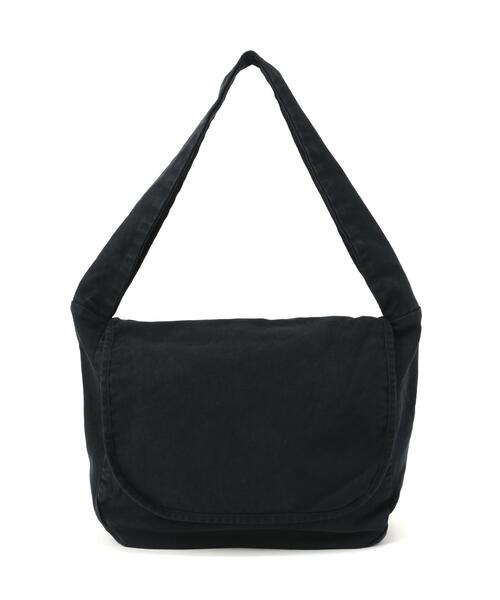 20/80(テゥエンティーエイティー)の「【20/80】トゥエンティーエイティー/ PRODUCT DYED #8 CANVAS MESSENGER BAG(メッセンジャーバッグ・メンズ・ブラック/アイボリー・F)」の10枚目の写真