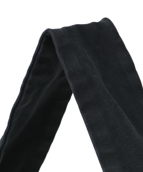 20/80(テゥエンティーエイティー)の「【20/80】トゥエンティーエイティー/ PRODUCT DYED #8 CANVAS MESSENGER BAG(メッセンジャーバッグ・メンズ・ブラック/アイボリー・F)」の13枚目の写真