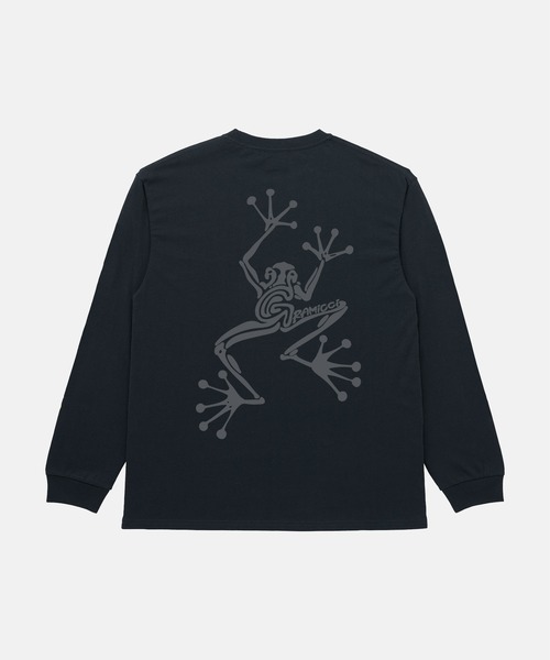 Gramicci(グラミチ)の「STICKY HANDS L/S TEE / スティッキーハンズロングスリーブTシャツ Gramicci グラミチ(Tシャツ/カットソー・メンズ・ブラック系その他/オレンジ系その他/ホワイト・XXL/XL/L/M/S)」の11枚目の写真